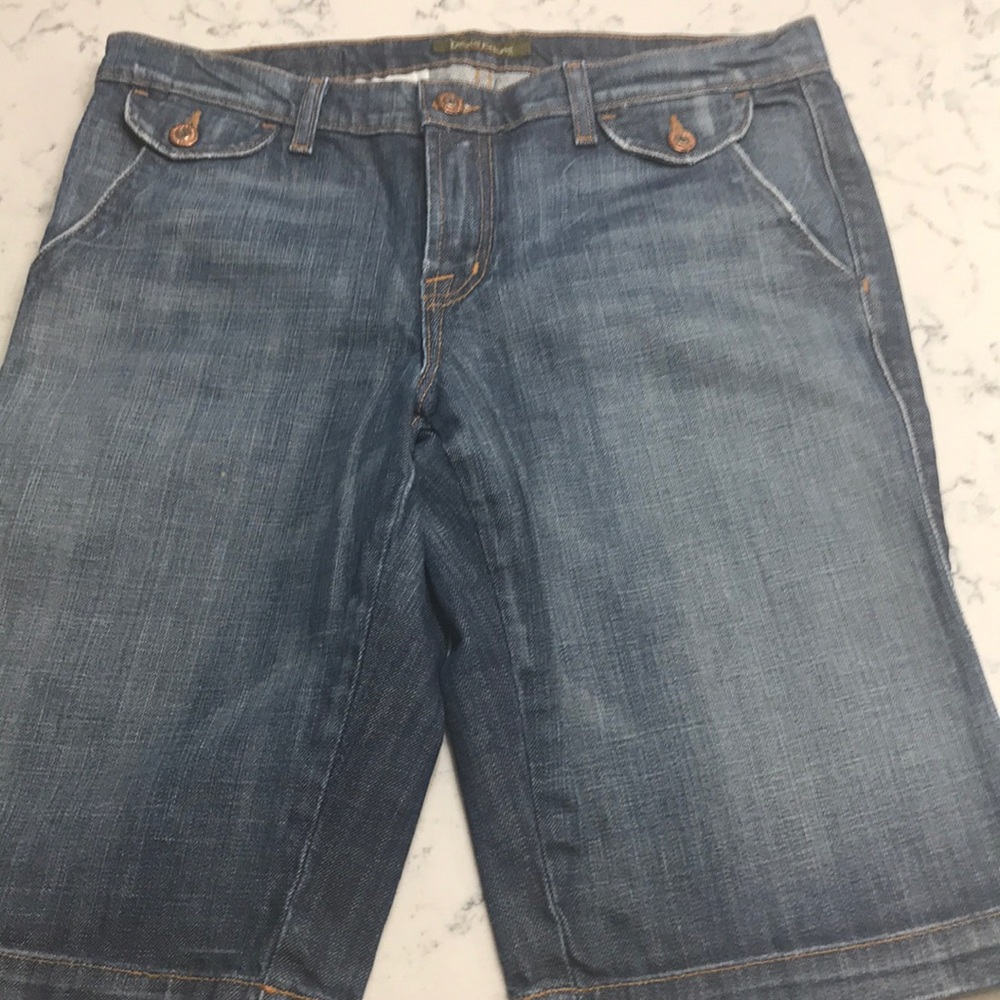 David Kahn Bermuda Jean shorts